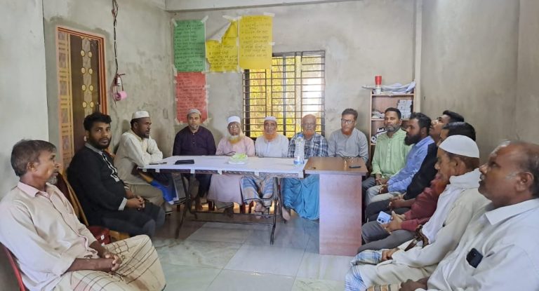 শীলকূপ টাইম বাজার ইজারাদার ও বিশিষ্টজনের মতবিনিময় সভা