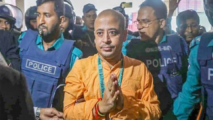 চট্টগ্রামে আইনজীবী আলিফ হত্যা মামলায় চিন্ময় দাসকে গ্রেফতার দেখানো হয়েছে