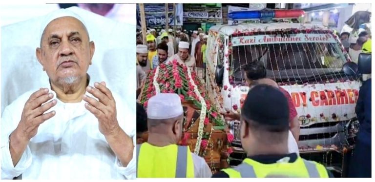 পিতার কবরের পাশে চিরনিদ্রায় সুফি সাধক সৈয়দ দিদারুল হক মাইজভান্ডারী