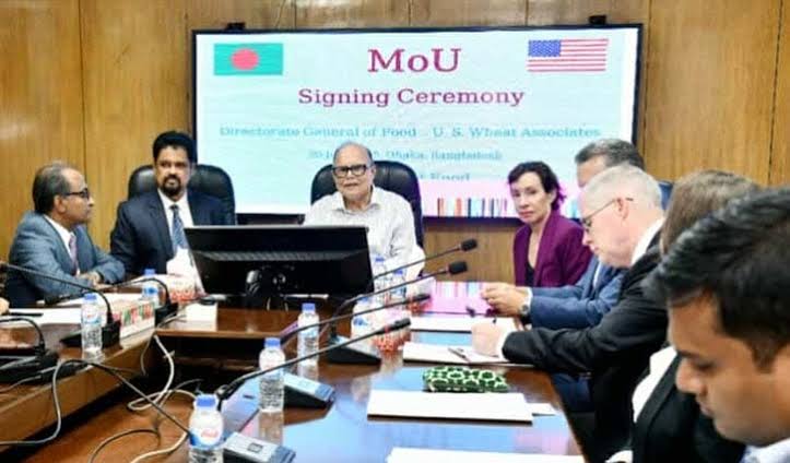 দীর্ঘমেয়াদি গম সরবরাহে যুক্তরাষ্ট্রের সঙ্গে সমঝোতা স্মারক সই