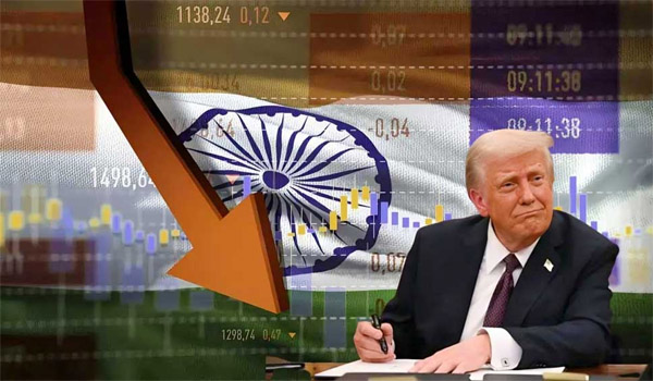 মার্কিন শুল্ক বৃদ্ধিতে ভারতীয় অর্থনীতি ও শেয়ার বাজারে চাপে হঠাৎ ধস