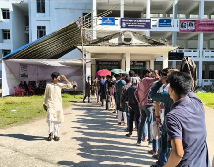 চবি শহীদ আব্দুর রশিদ হল সংসদ নির্বাচনের ফলাফল ঘোষণা