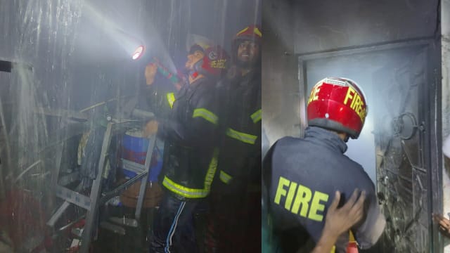 বাঁশখালীতে এস.এস থাই গোডাউনে অগ্নিকাণ্ড, তিন লক্ষাধিক টাকার ক্ষয়ক্ষতি 