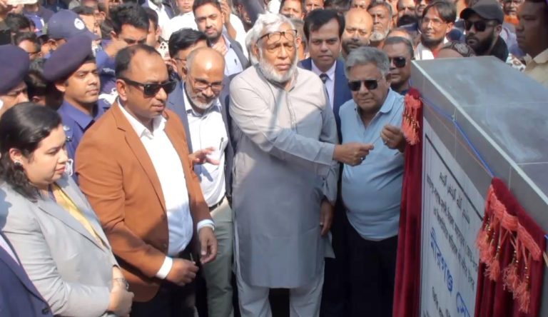 মীরগঞ্জ সেতুর ভিত্তিপ্রস্তর স্থাপন