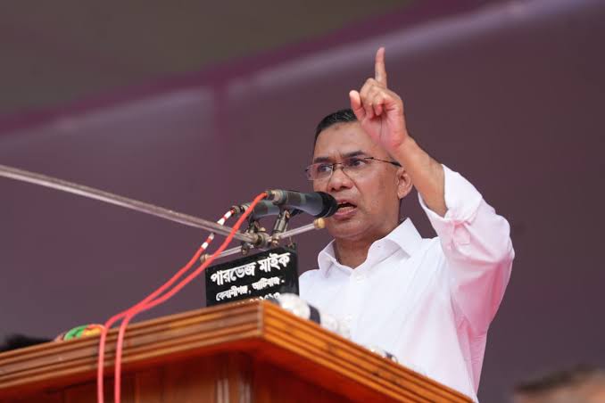 সিলেটে প্রথম জনসভায় ধানের শীষে ভোট চাইলেন তারেক রহমান