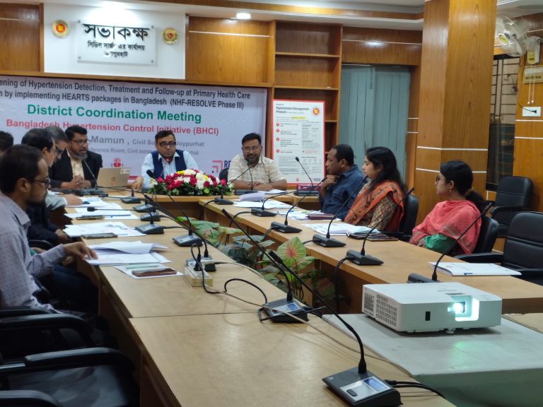 জয়পুরহাটের হাজারো উচ্চ রক্তচাপ ও ডায়বেটিসের রোগী এনসিডি কর্নার থেকে বিনামূল্যে সেবা পাচ্ছেন